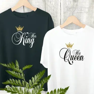 His Queen Her King Cuttable Design