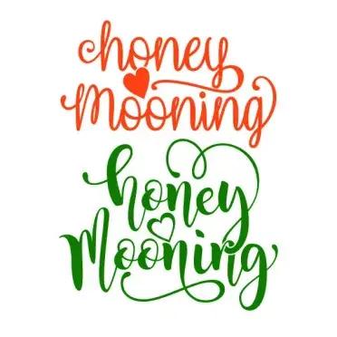 Honey Mooning SVG Cuttable Design
