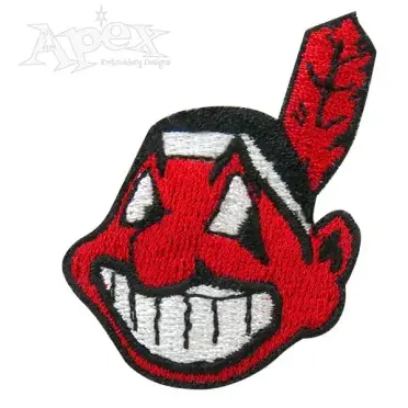 Indians Mascot Embroidery Designs