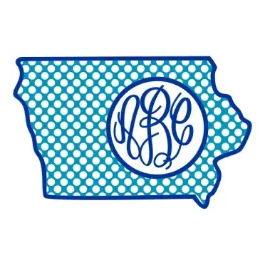 Iowa Home State Cuttable Designs