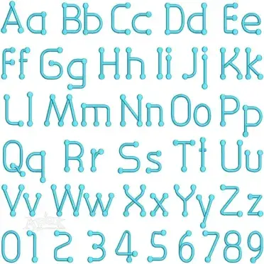 Jaxs Embroidery Font Pack
