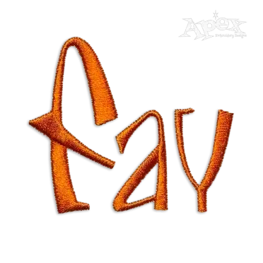 Jive Machine Embroidery Fonts by Apex Design Art Download