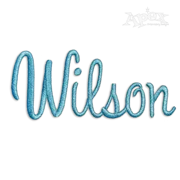 Kelsey Script Machine Embroidery Font Letter Monogram