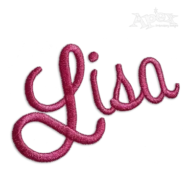 Kelsey Script Machine Embroidery Font Letters