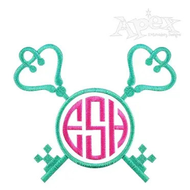 Key Monogram Frame
