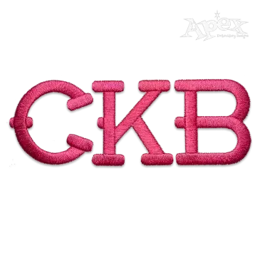 Kyle Slabs Serif Machine Embroidery Font - Apex