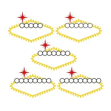 Las Vegas Sign SVG Cuttable Design