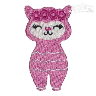 Lovely Llama Embroidery Design