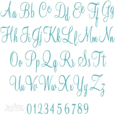 Magenta Embroidery Fonts
