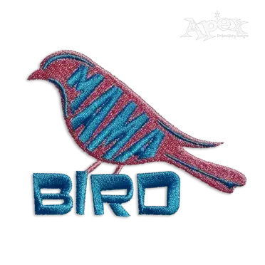 Mama Bird Baby Mother Machine Embroidery Design - Apex