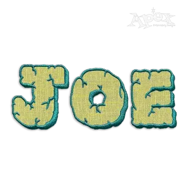 Man Cave Applique Machine Embroidery Font by Apex