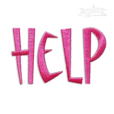 Matisse Machine Embroidery Letters Font by Apex Designs