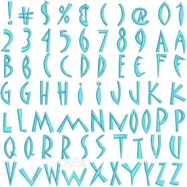 Matisse Embroidery Letters Font