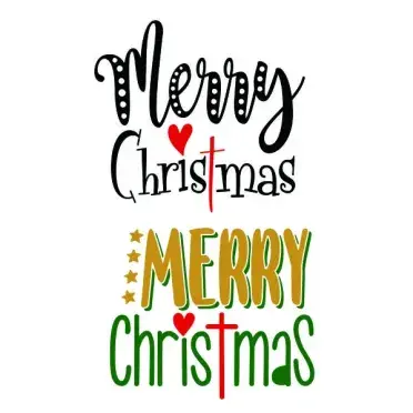 Merry Christmas SVG Cuttable Design