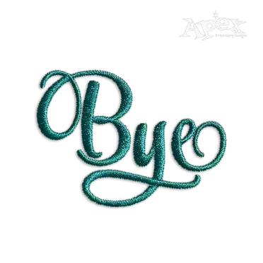 Miami Script Machine Embroidery Font by Apex