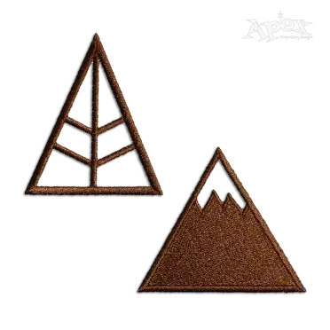Mountains Machine Embroidery Designs by Apex