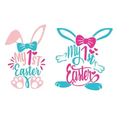 My First Easter Bunny SVG Cuttable Design