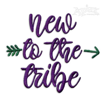 New to the Tribe Machine Embroidery Design