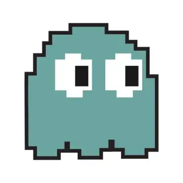 Pac-man Ghost Inky Cuttable Design