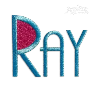 Parsion Machine Embroidery Font - Apex