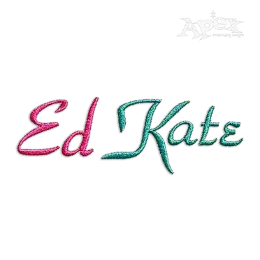 Park Ave Machine Embroidery Font by Apex Design Art