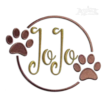 Paw Dog Love Embroidery Frame Designs