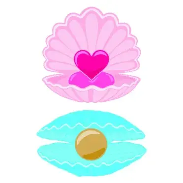 Pearl Sea Shell SVG Cuttable Design