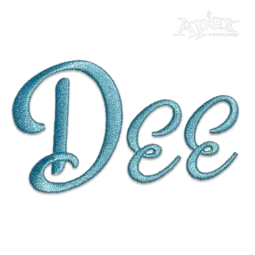 Pensacola Script Monogram Machine Embroidery Font