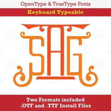Pillar Monogram TrueType Font