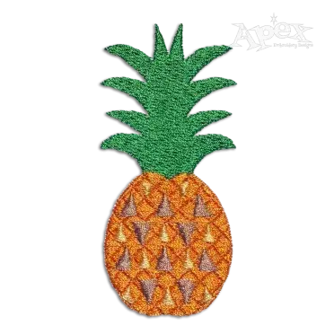 Pineapple Art Machine Embroidery Design by Apex