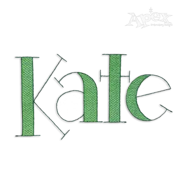 Quinn Sketch Letters Machine Embroidery Font by Apex Letter Alphabet