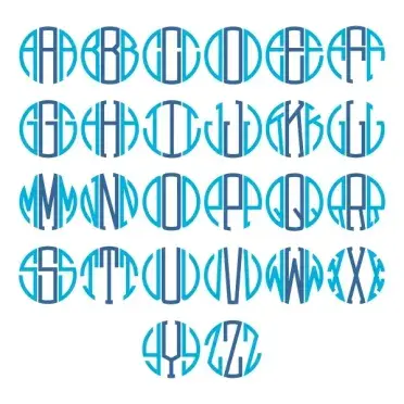  Raleigh Round Circle Svg Cuttable Font