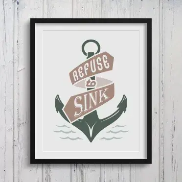 Refuse to Sink Cuttable Design