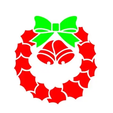 Christmas Reindeer and Wreath Cuttable Files