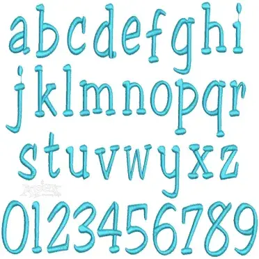 Reto Embroidery Print Font
