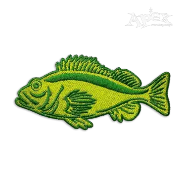 Rockfish Fish Machine Embroidery Design by Apex