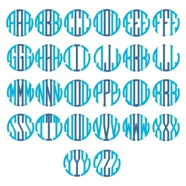Round Tail Svg Cuttable Font