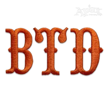 Saloon Western Machine Embroidery Font by Apex