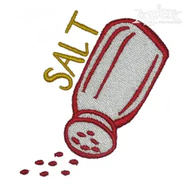 Salt and Pepper Embroidery Design