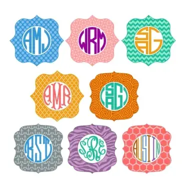 Scallop SVG Cuttable Frames