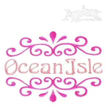 Splash Frame Embroidery Designs