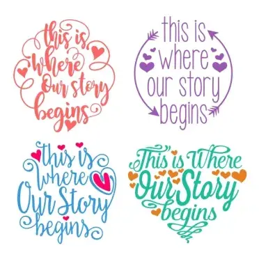 Story SVG Cuttable Designs