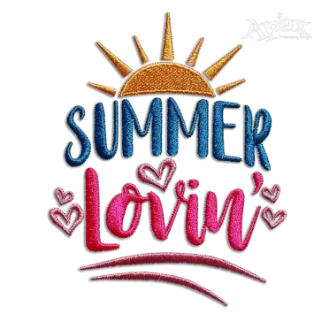 Summer Lovin' Machine Embroidery Design by Apex