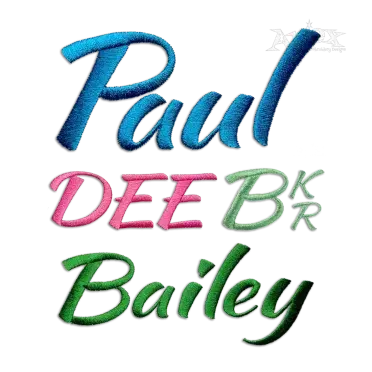 Summer Script Machine Embroidery Fonts by Apex Digitized