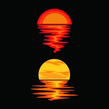 Sunset SVG Cuttable Design