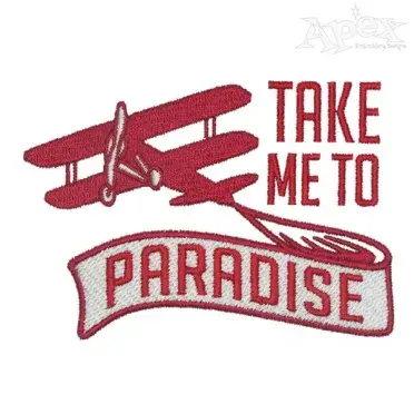 Paradise Embroidery Design
