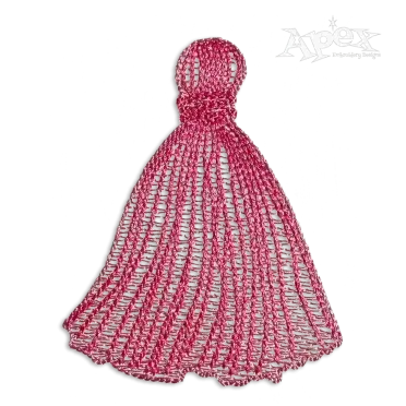 School Gradutaion Cap Tassel Sketch Class of Machine Embroidery Design by Apex