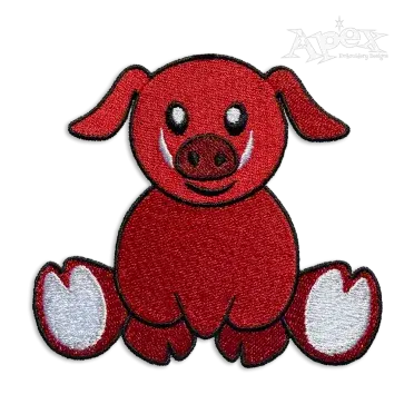 The Razor Back Pig Machine Embroidery Design
