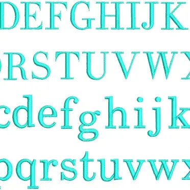 Times True Embroidery Font