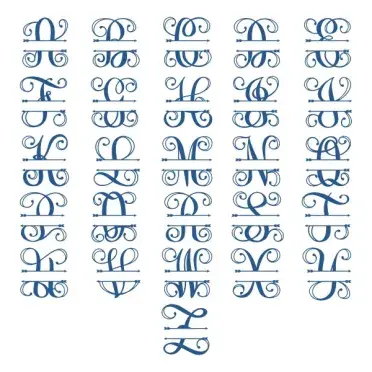Vine Arrow Split TrueType Font